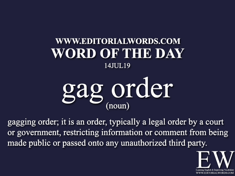 Word of the Day-14JUL19-Editorial Words