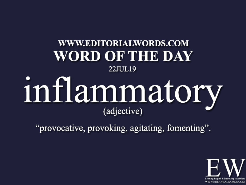 Word of the Day-22JUL19-Editorial Words