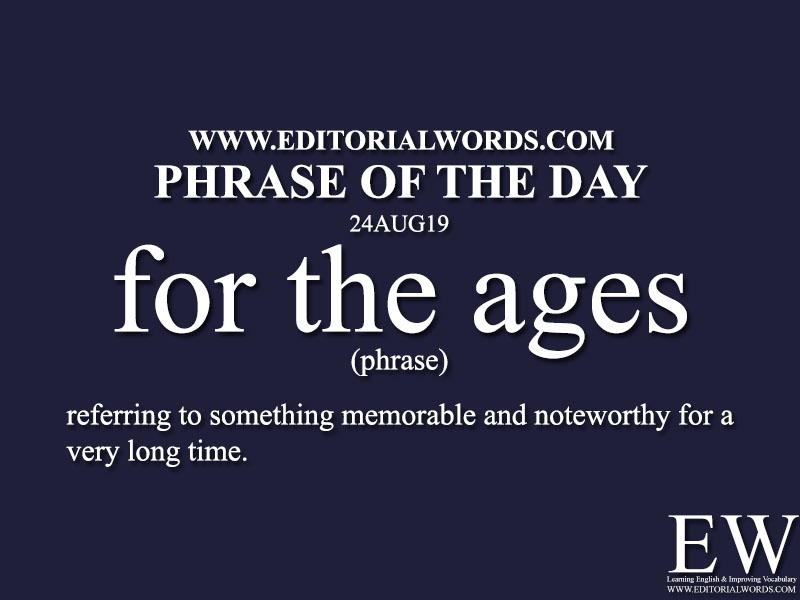 Phrase of the Day-24AUG19-Editorial Words