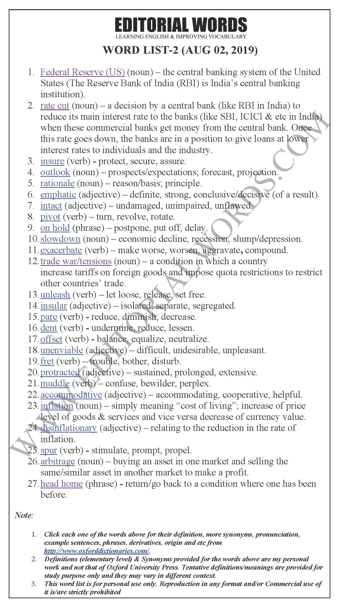 editorial policy checklist