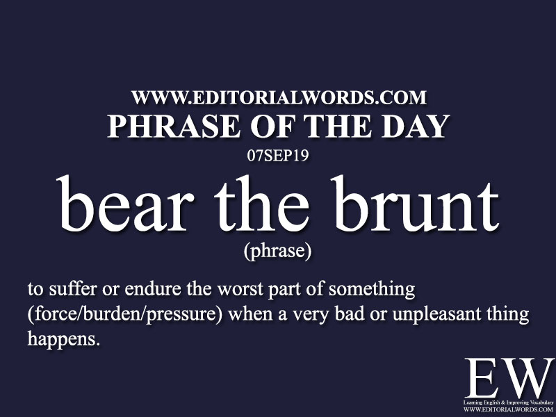 Phrase of the Day-07SEP19-Editorial Words
