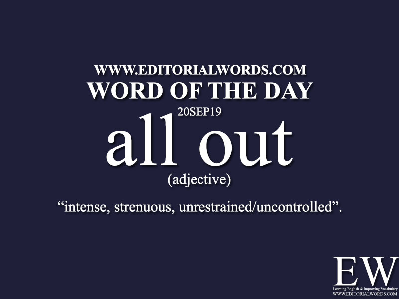 Word of the Day-20SEP19-Editorial Words