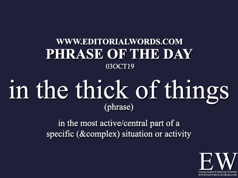 Phrase of the Day-03OCT19-Editorial Words