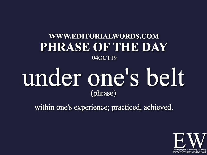 Phrase of the Day-04OCT19-Editorial Words