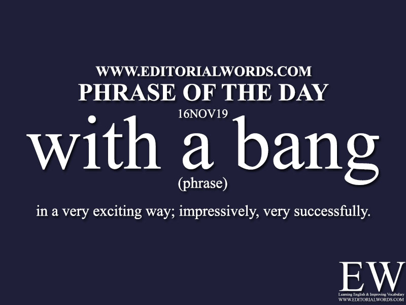 Phrase of the Day-16NOV19-Editorial Words