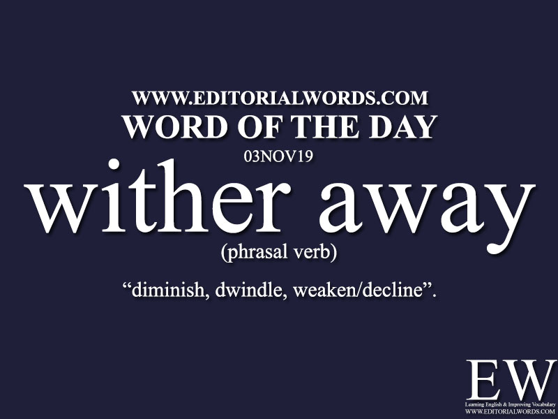 Word of the Day03NOV19  Editorial Words