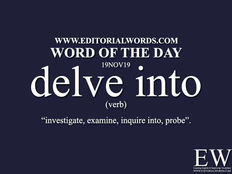 Word of the Day-19NOV19-Editorial Words