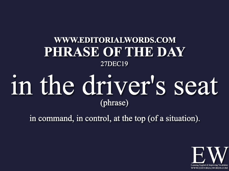Phrase of the Day-27DEC19-Editorial Words