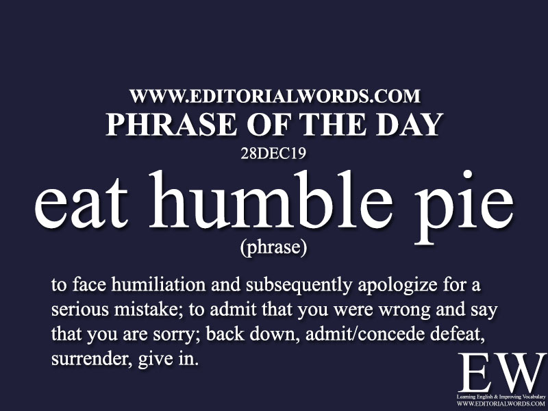Phrase of the Day-28DEC19-Editorial Words