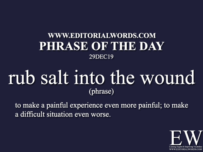 Phrase of the Day-29DEC19-Editorial Words
