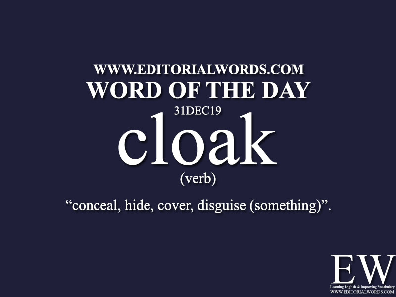 Word of the Day-31DEC19-Editorial Words