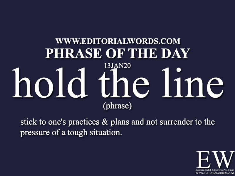Phrase of the Day-13JAN20-Editorial Words