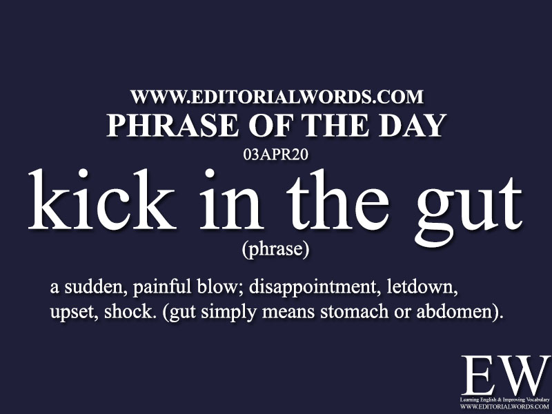Phrase of the Day (kick in the gut)-03APR20