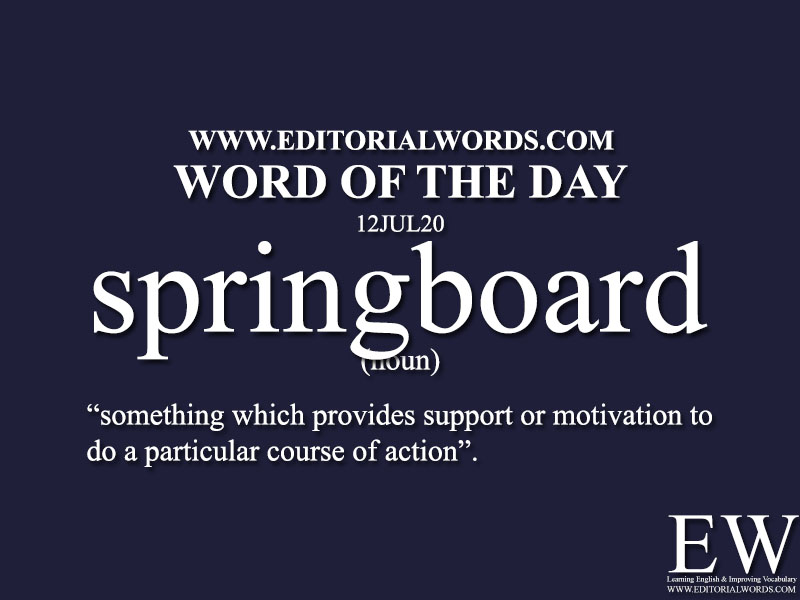 Word of the Day (springboard)-12JUL20