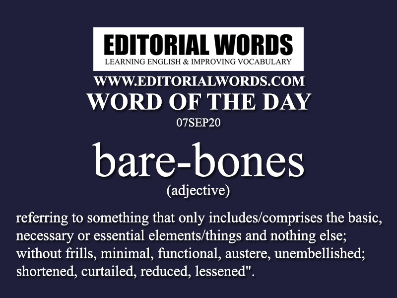 Word of the Day (bare-bones)-07SEP20