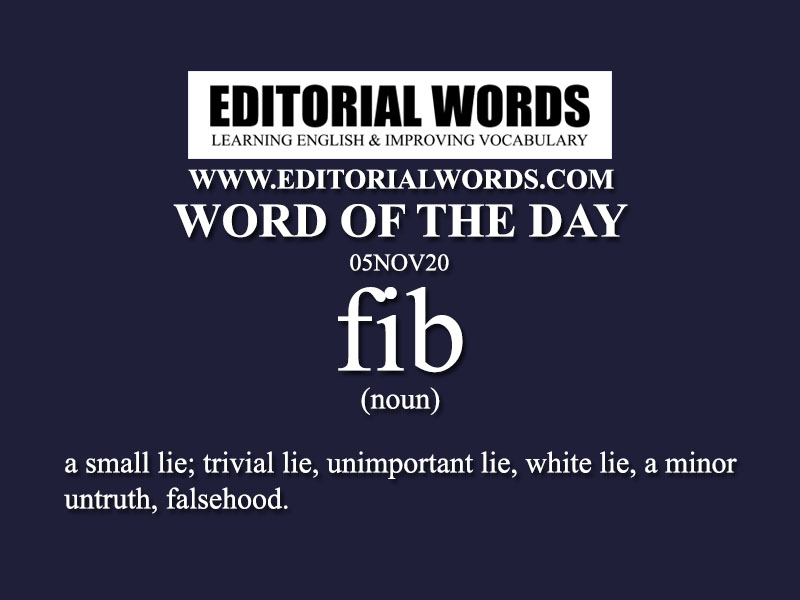 Word of the Day (fib)-05NOV20