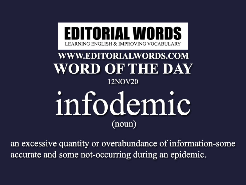 Word of the Day (infodemic)-12NOV20