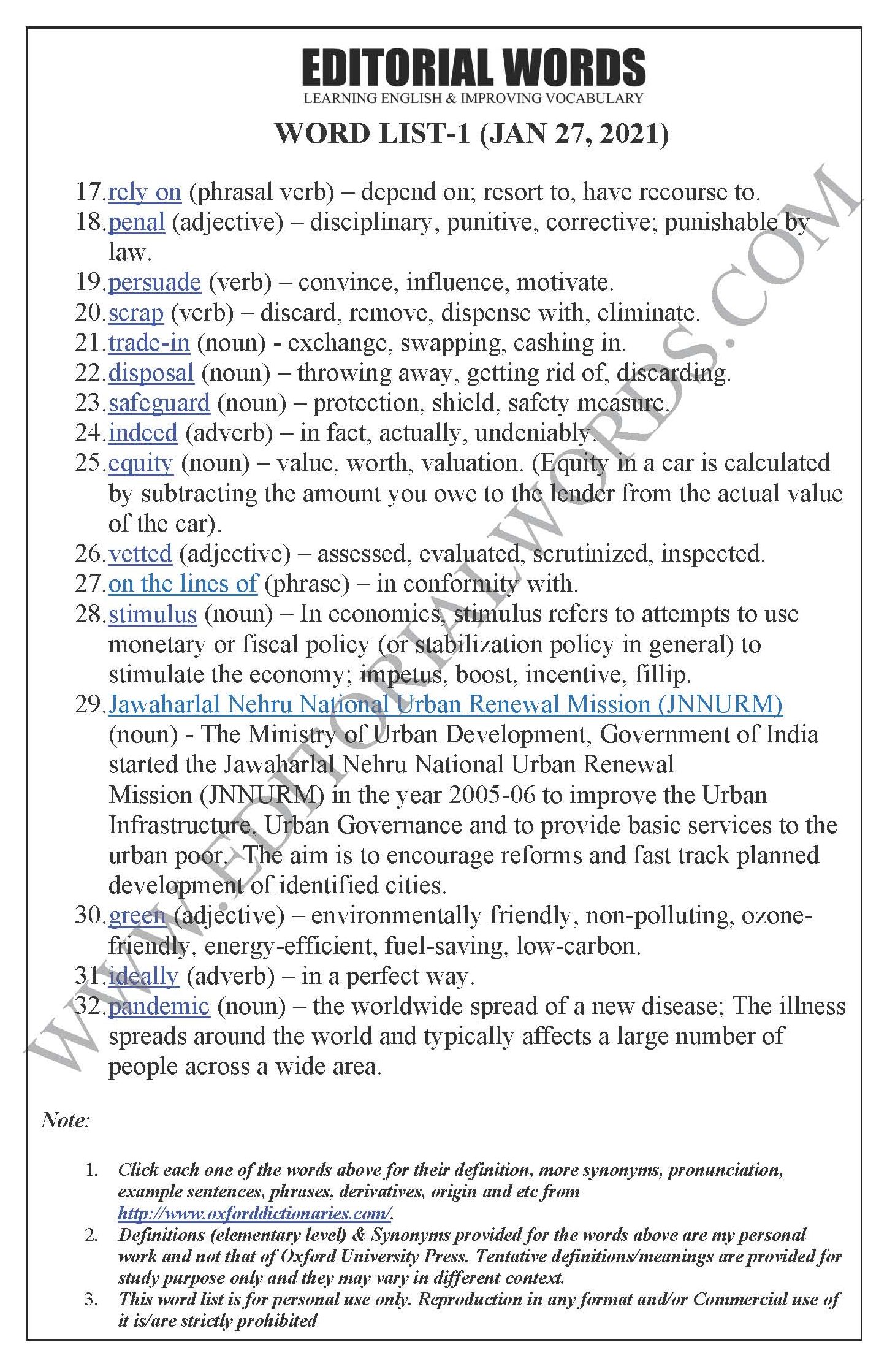 The Hindu Editorial (Taxing clunkers) – Jan 27, 2021