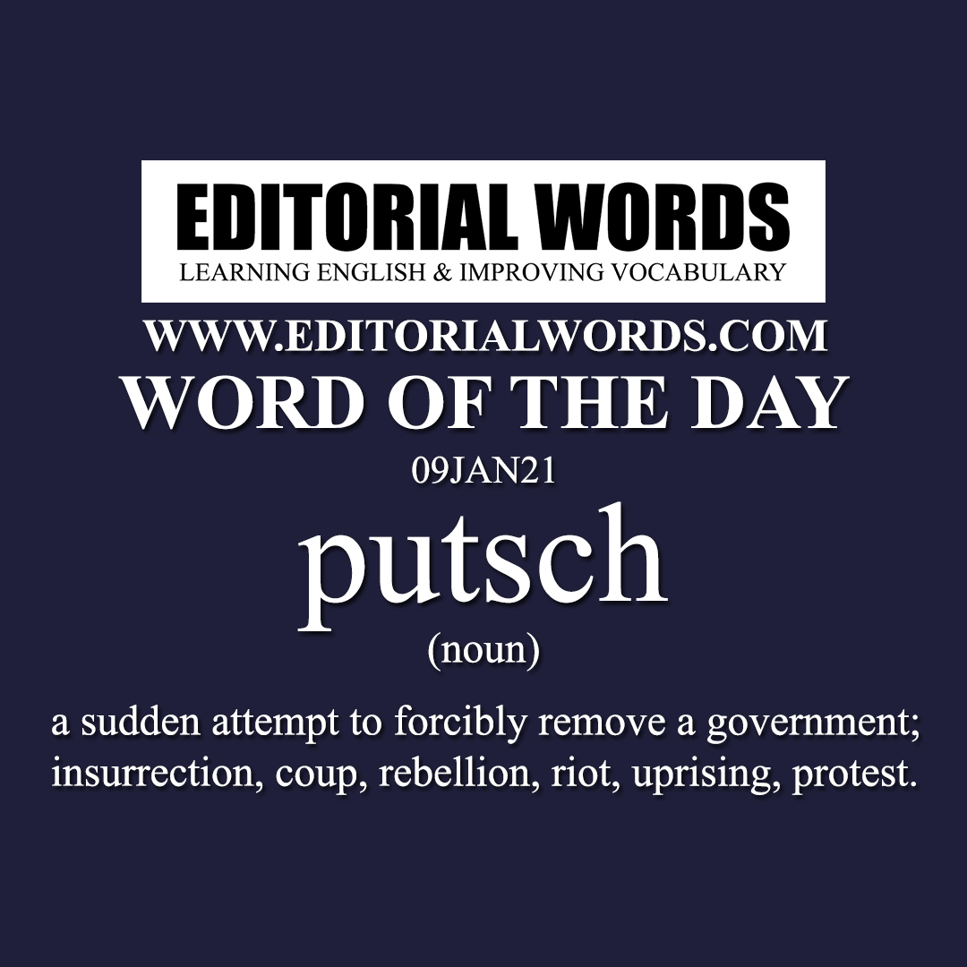 Word of the Day (putsch)-09JAN21