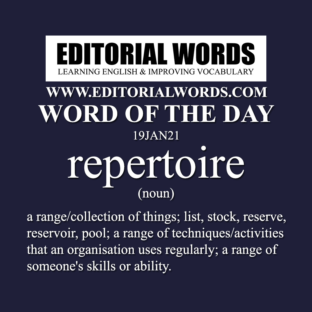 Word of the Day (repertoire)-19JAN21