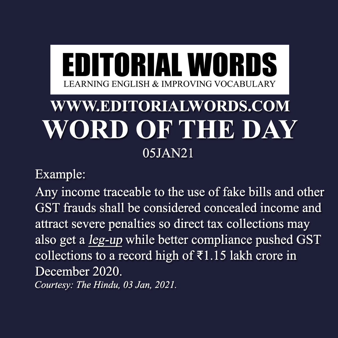 Word of the Day (leg-up)-05JAN21