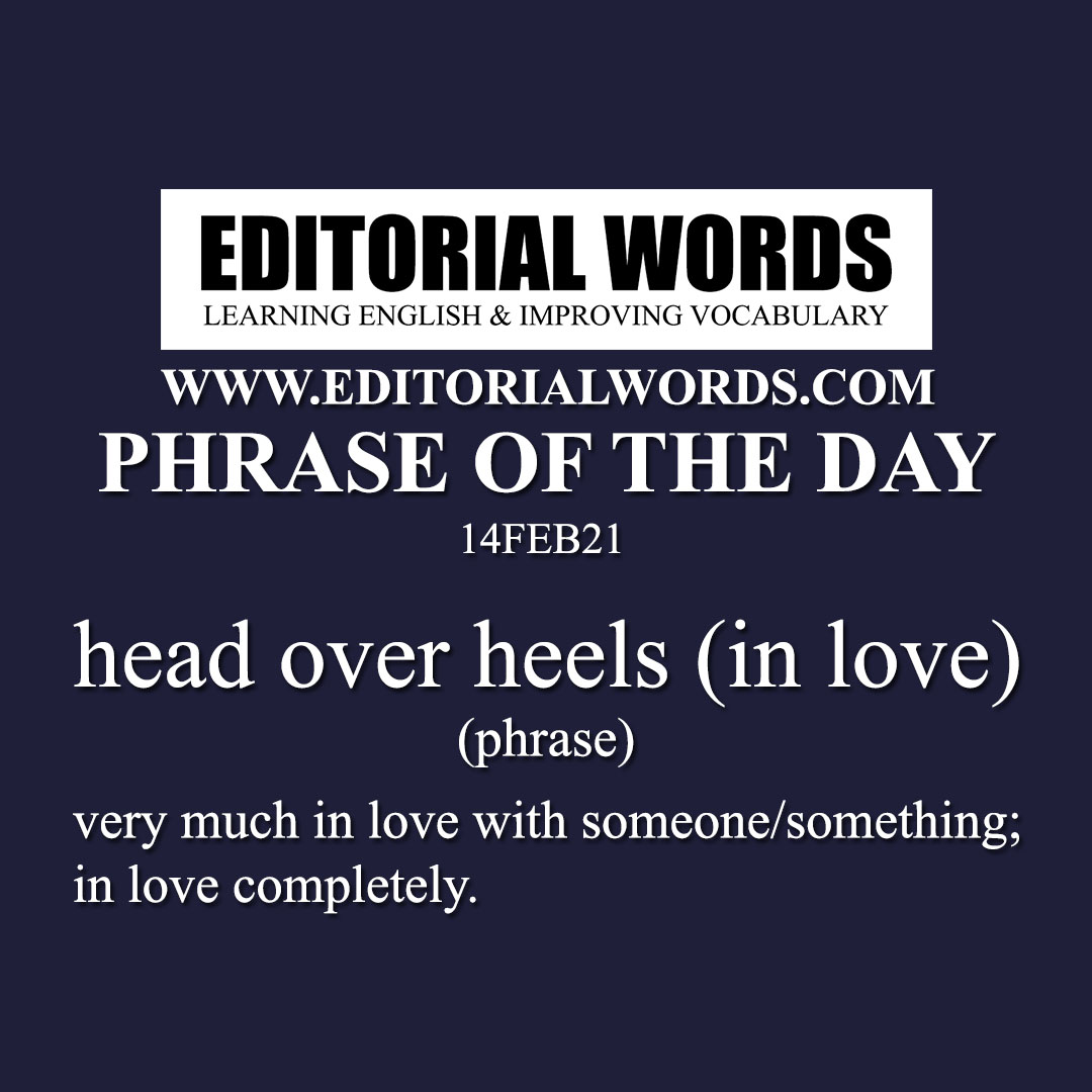 Phrase of the Day (head over heels (in love))-14FEB21