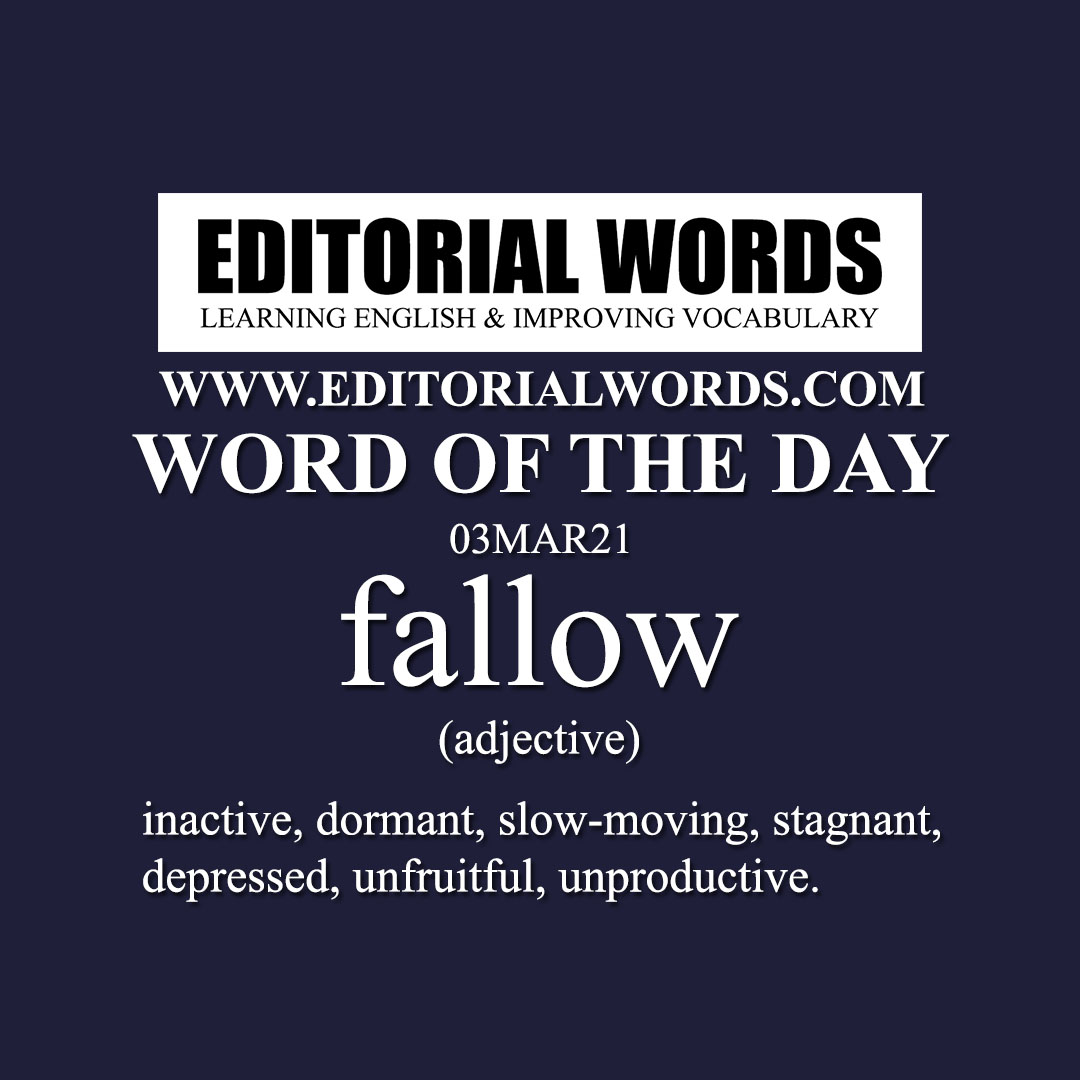 Word of the Day (fallow)-03MAR21