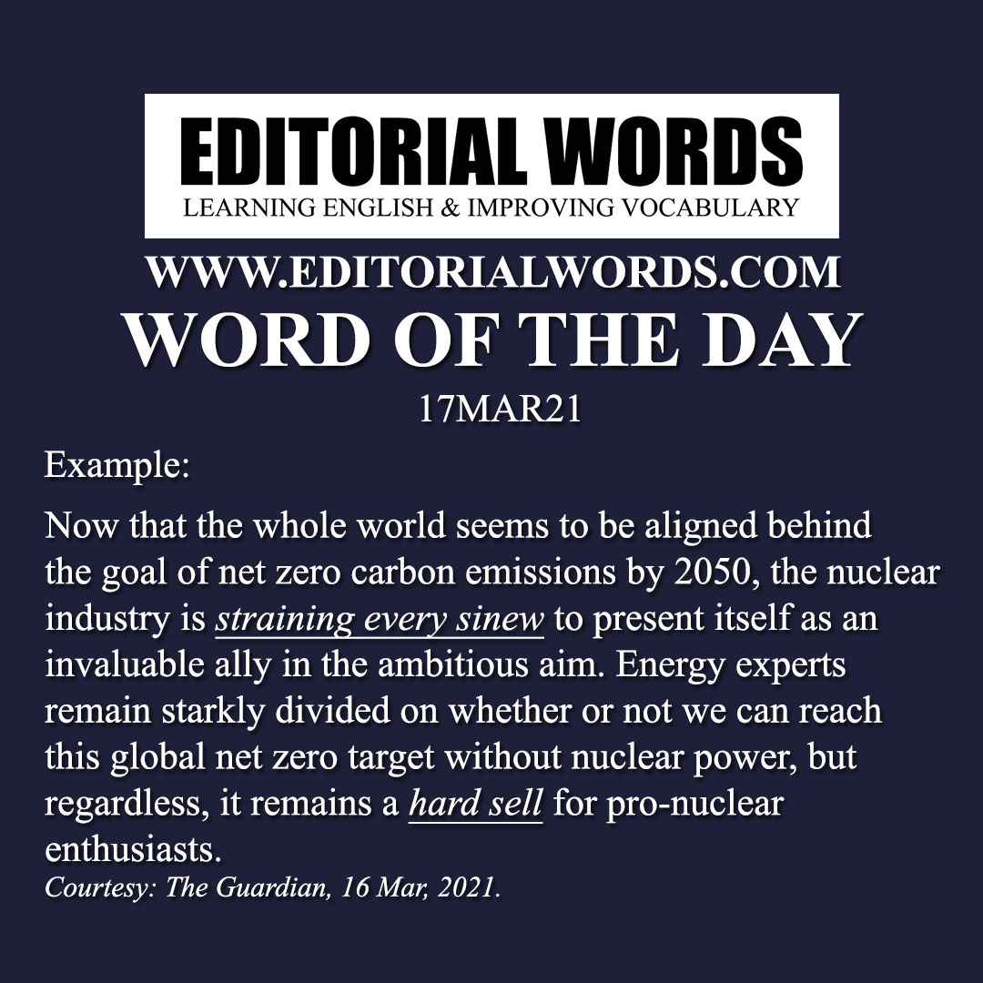 Word of the Day (hard sell)-17MAR21