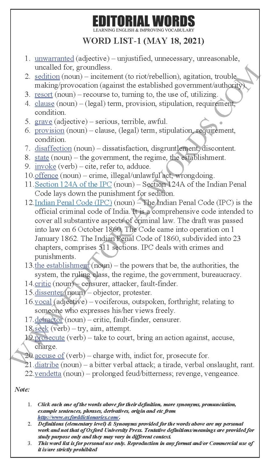 The Hindu Editorial (Unwarranted arrest) – May 18, 2021