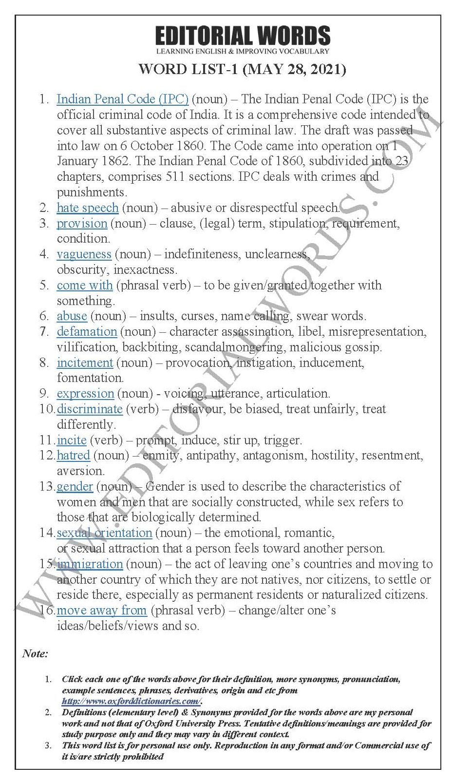 The Hindu Editorial (Incorporating limits) – May 28, 2021