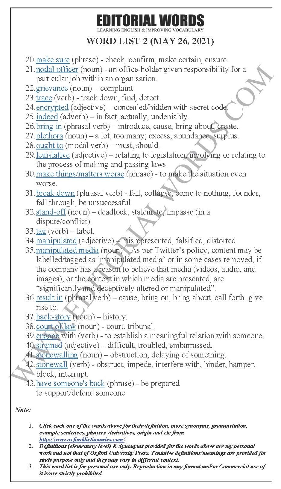 The Hindu Editorial (Rules and rulers) – May 26, 2021