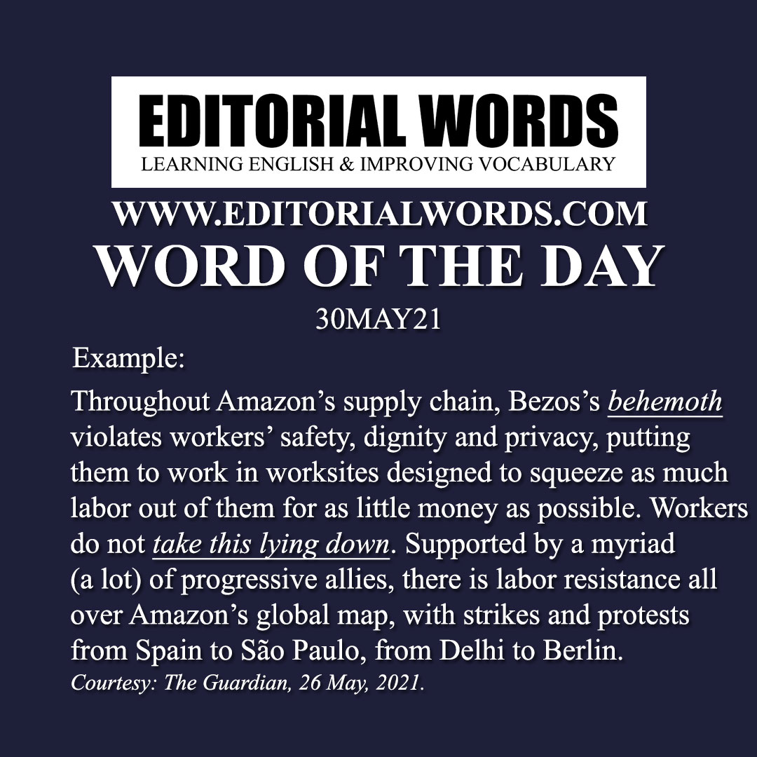 Word of the Day (behemoth)-30MAY21