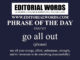 Phrase of the Day (go all out)-03JUN21