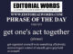 Phrase of the Day (get one's act together)-10JUN21