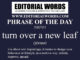 Phrase of the Day (turn over a new leaf)-20JUN21