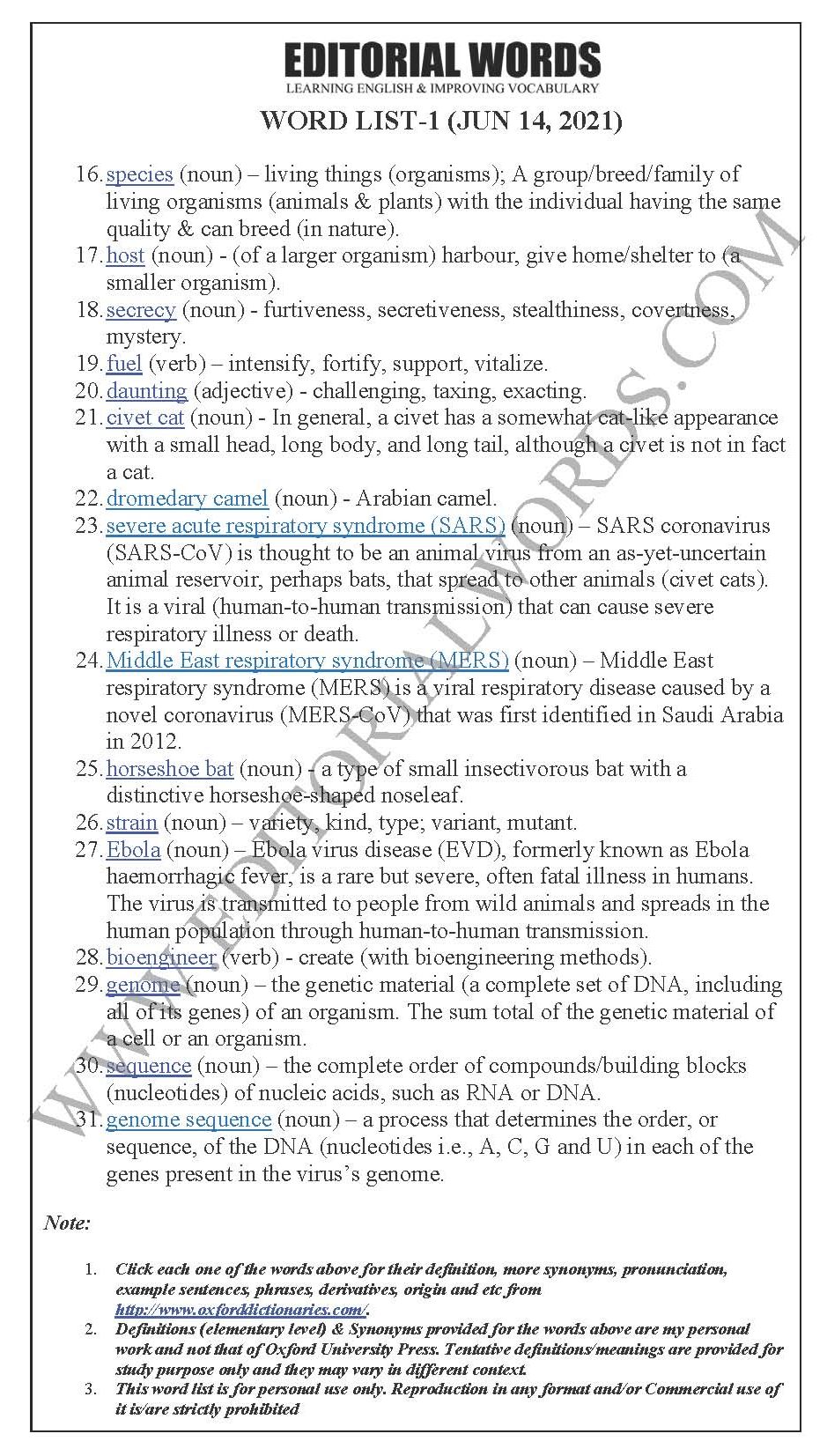 The Hindu Editorial (Origin unclear) – Jun 14, 2021