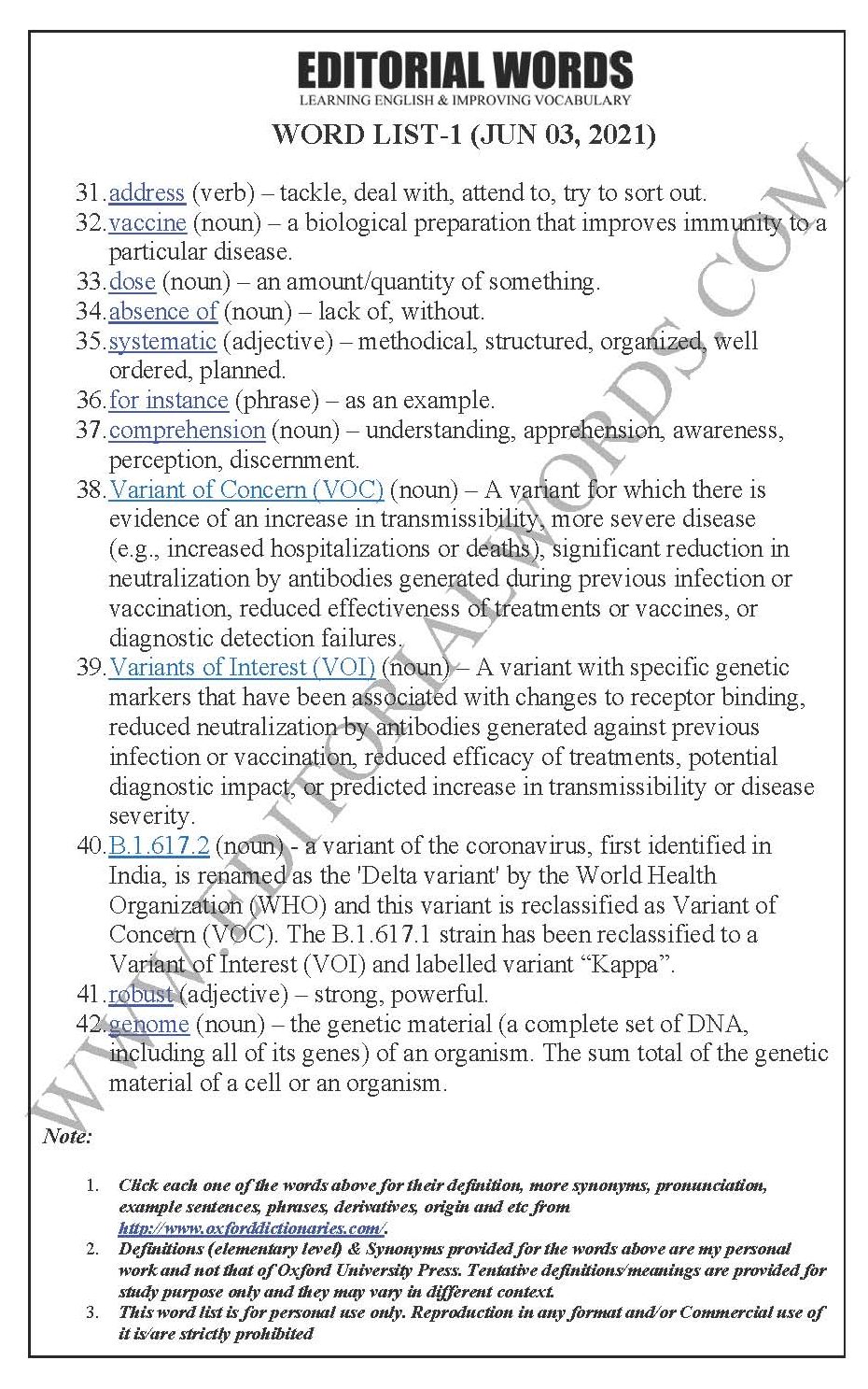 The Hindu Editorial (Exam fear) – Jun 03, 2021