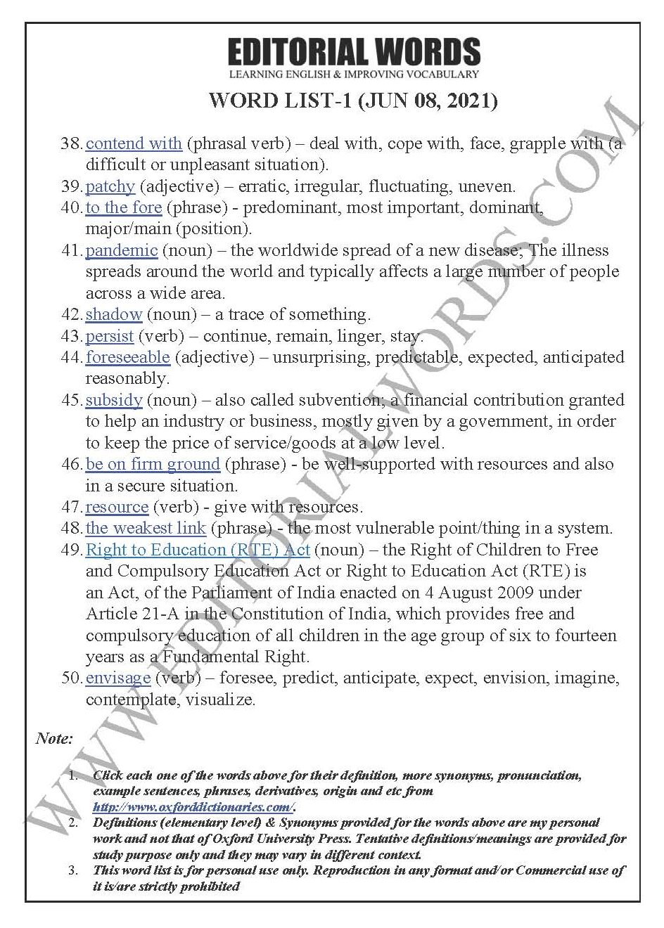 The Hindu Editorial (School ranks) – Jun 08, 2021