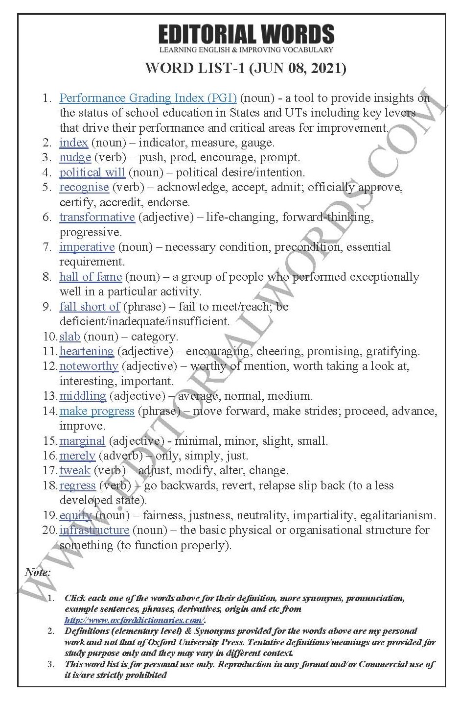 The Hindu Editorial (School ranks) – Jun 08, 2021