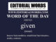 Word of the Day (given)-15JUN21