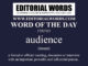 Word of the Day (audience)-17JUN21