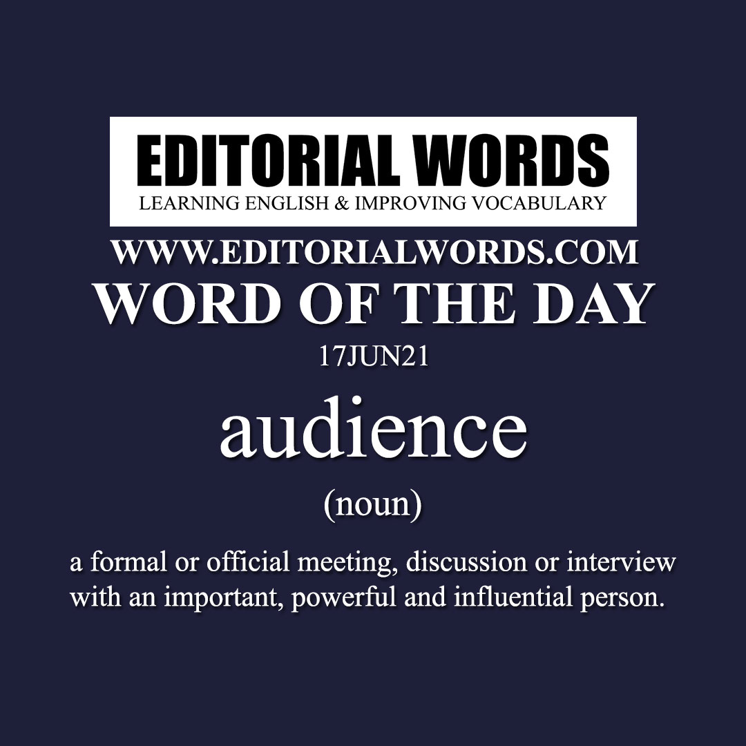 Word of the Day (audience)-17JUN21