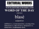 Word of the Day (blasé)-23JUN21
