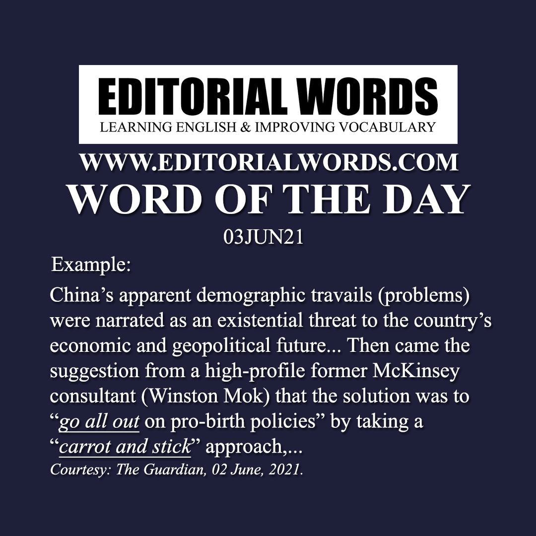 Word of the Day (carrot-and-stick)-03JUN21