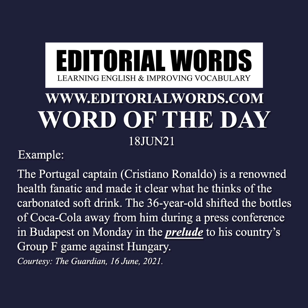 Word of the Day (prelude)-18JUN21