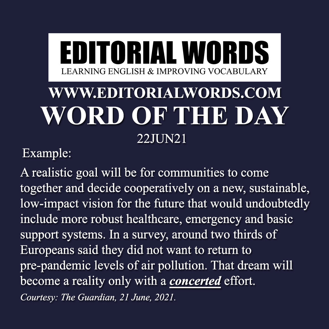 Word of the Day (concerted)-22JUN21