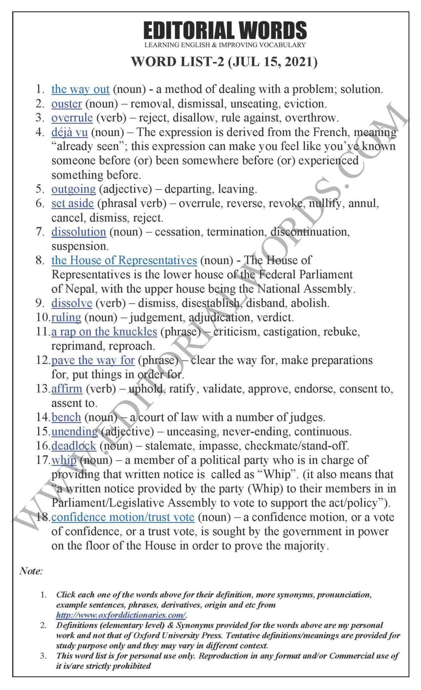 The Hindu Editorial (Showing the way out) – Jul 15, 2021 The Hindu Editorial (Showing the way out) – Jul 15, 2021