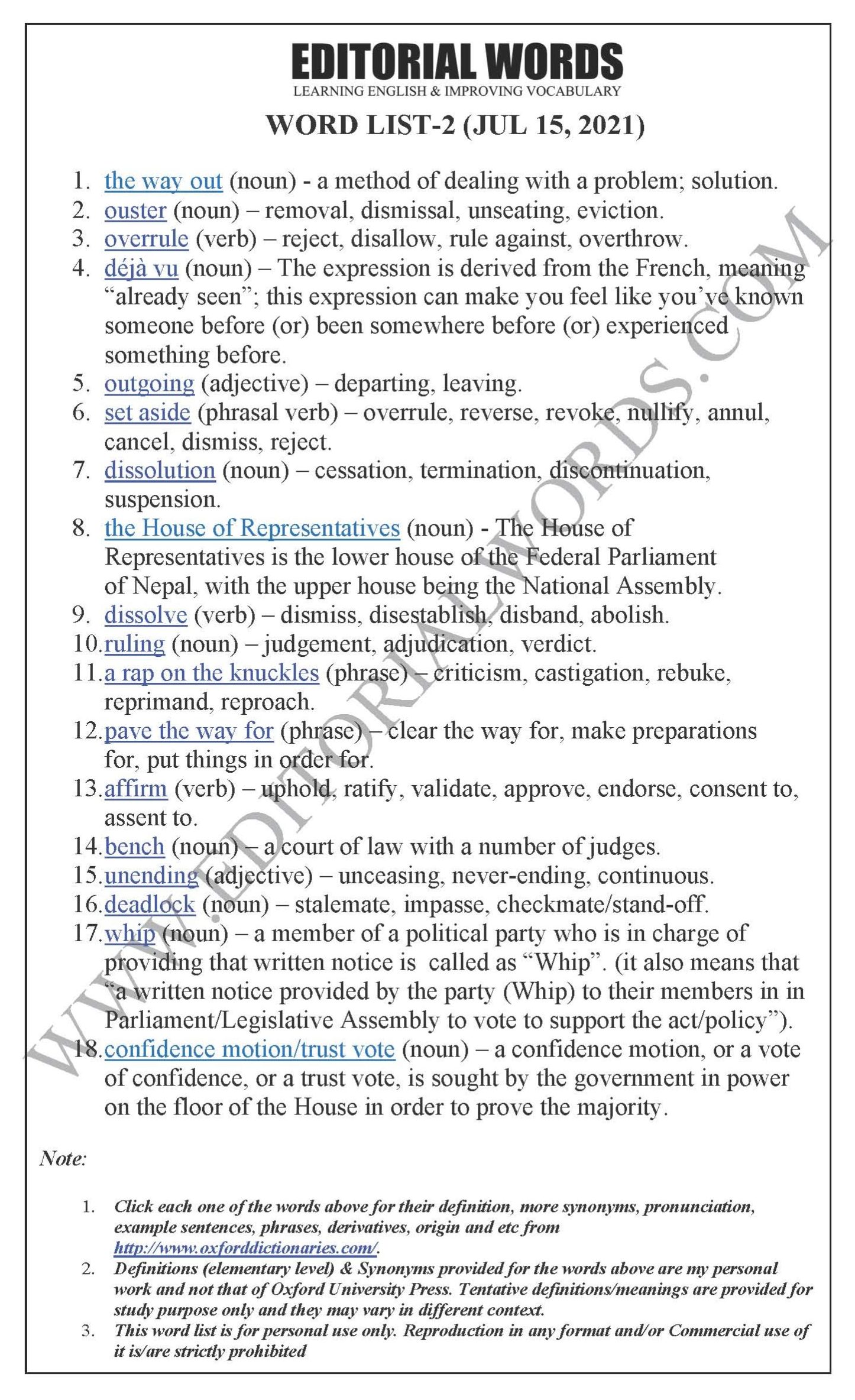 The Hindu Editorial (Showing the way out) – Jul 15, 2021