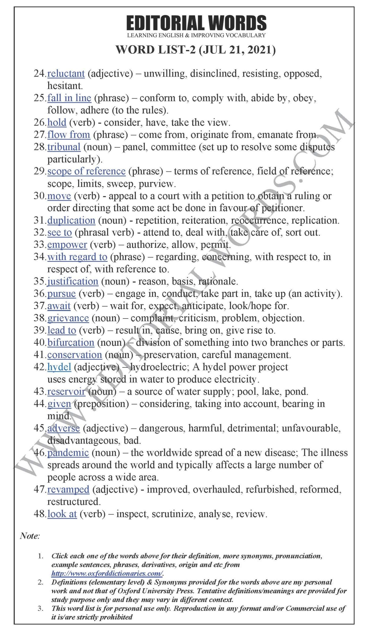 The Hindu Editorial (Sharing during scarcity) – Jul 21, 2021