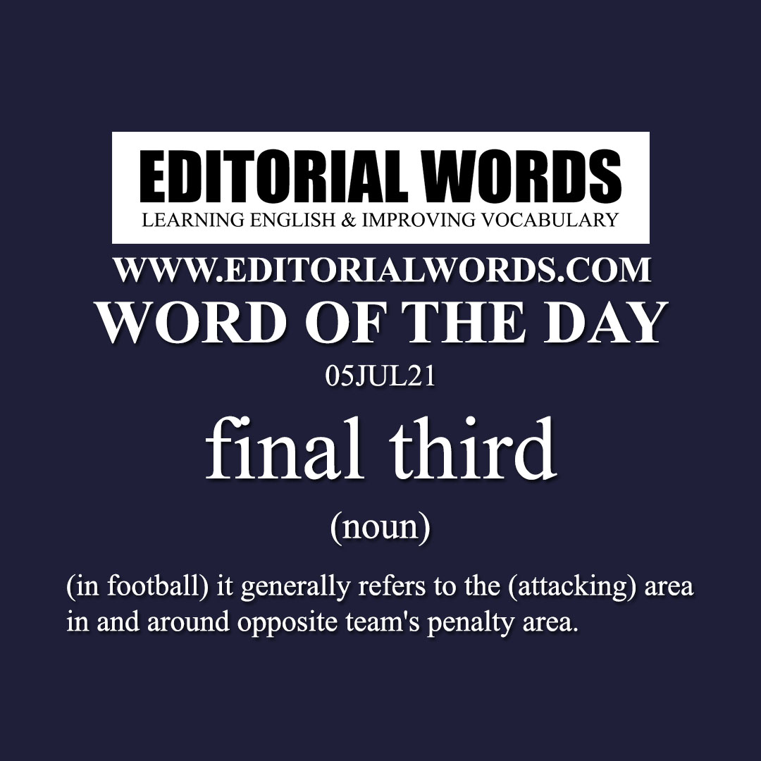 Word of the Day (final third)-05JUL21 Word of the Day (final third)-05JUL21